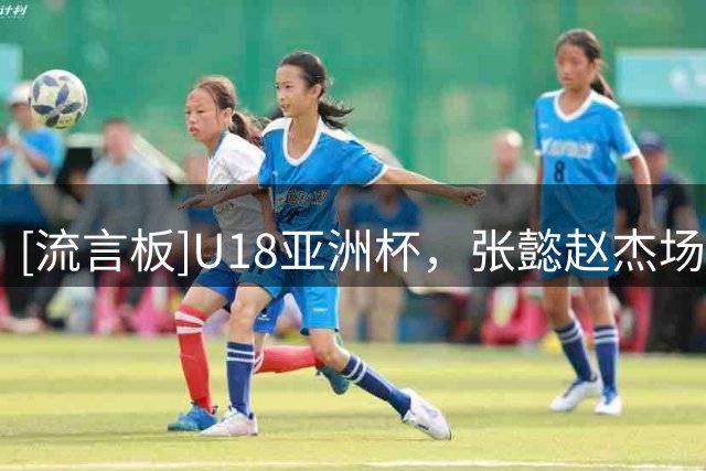 [流言板]U18亚洲杯，张懿赵杰场均14.3分5板2.7助，投篮命中率63%